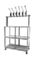 wire trolley rack for automatic winding machines