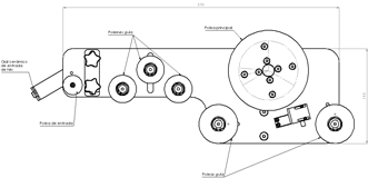 Heavy Duty Coil winding machine round wire tensioner